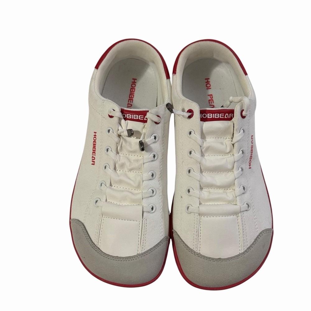Hobibear Shoes Unisex EUR 41 Barefoot Minimalist Wide Toe Zero Drop White Red